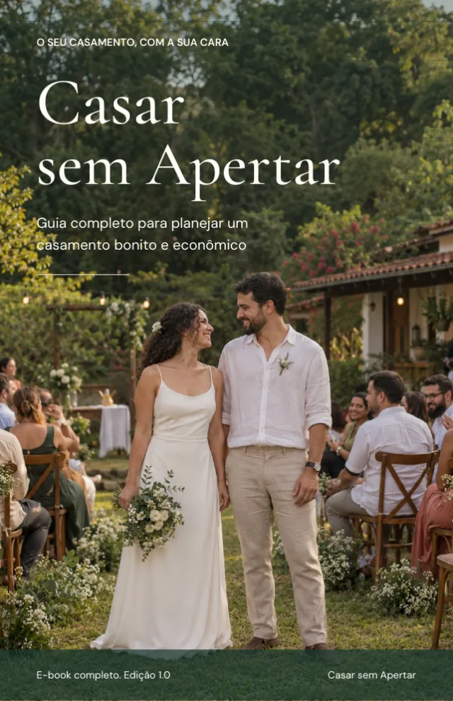 Capa real do ebook completo Casar sem Apertar